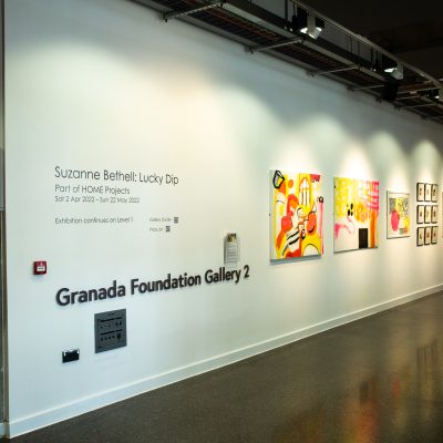 Lucky Dip HOME 2022 paintings by Suzanne bethell