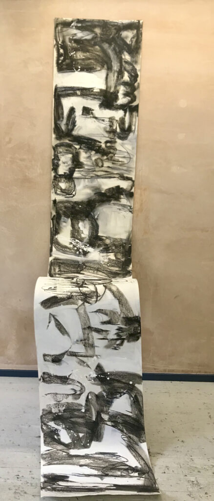 Walk on the Wild Side, Ink & acrylic paint by Suzanne Bethell