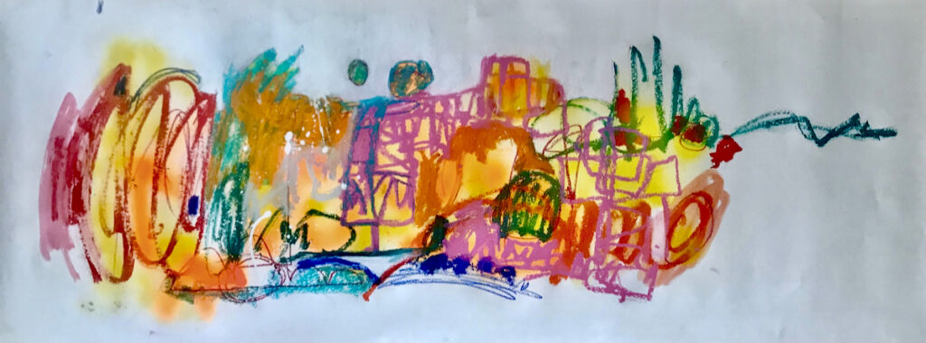 Untitled, mixed media on paper by Suzanne Bethell