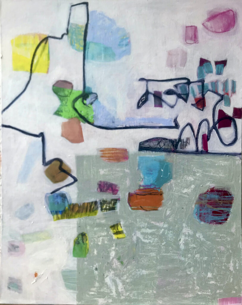aking a Line for a Walk 2 (2024) by Suzanne Bethell