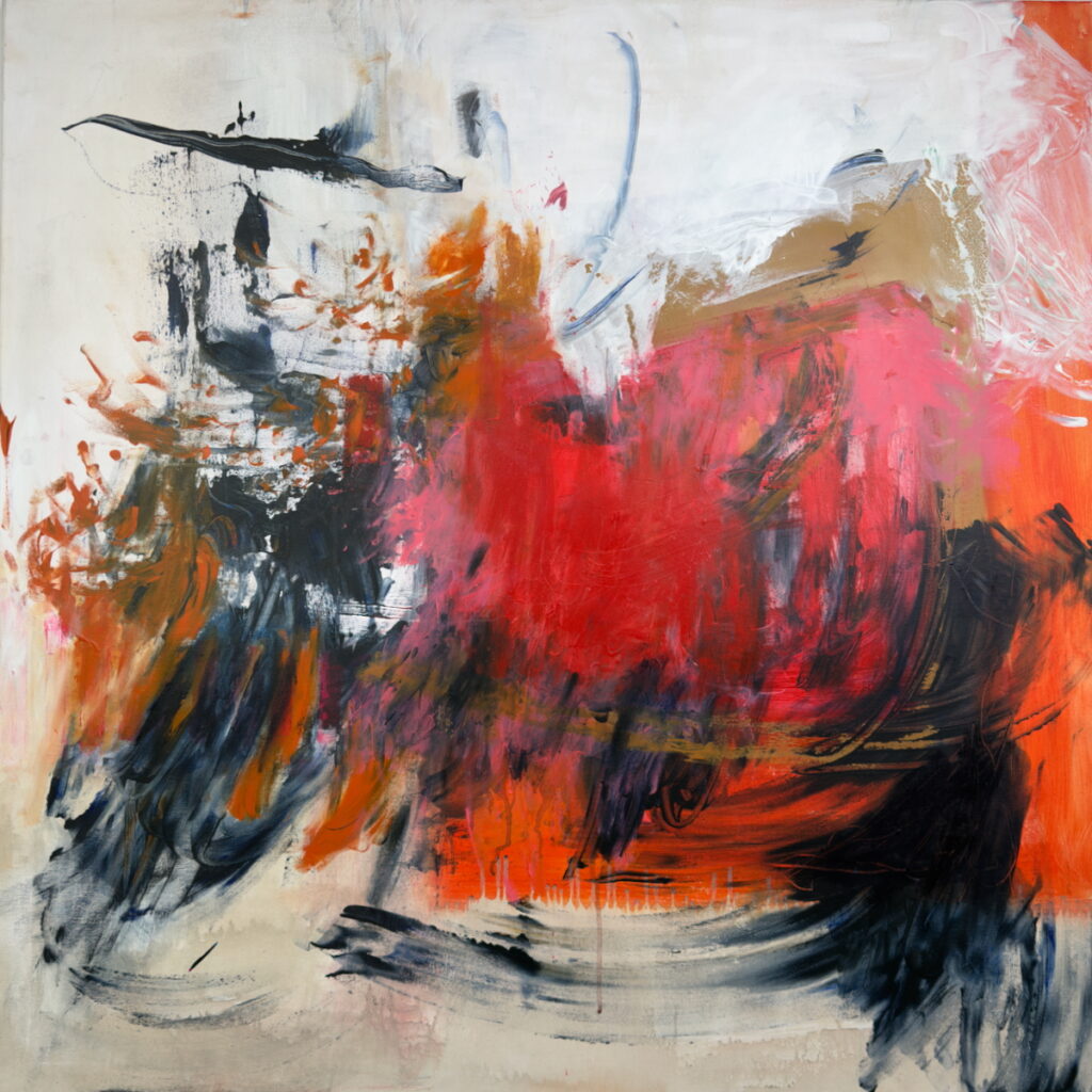 Eye of the storm (2025) painting by Suzanne Bethell