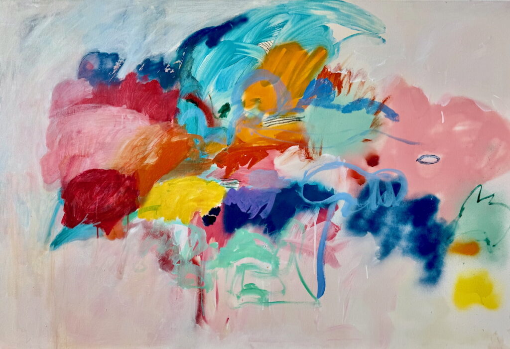Blush painting by Suzanne Bethell