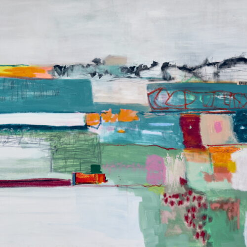 Strata (2024) painting by Suzanne bethell