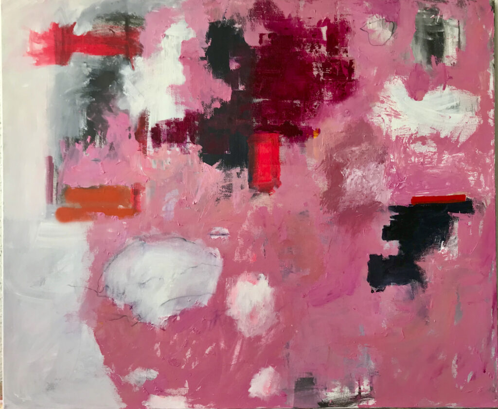 Windblown, 2024 painting by Suzanne Bethell