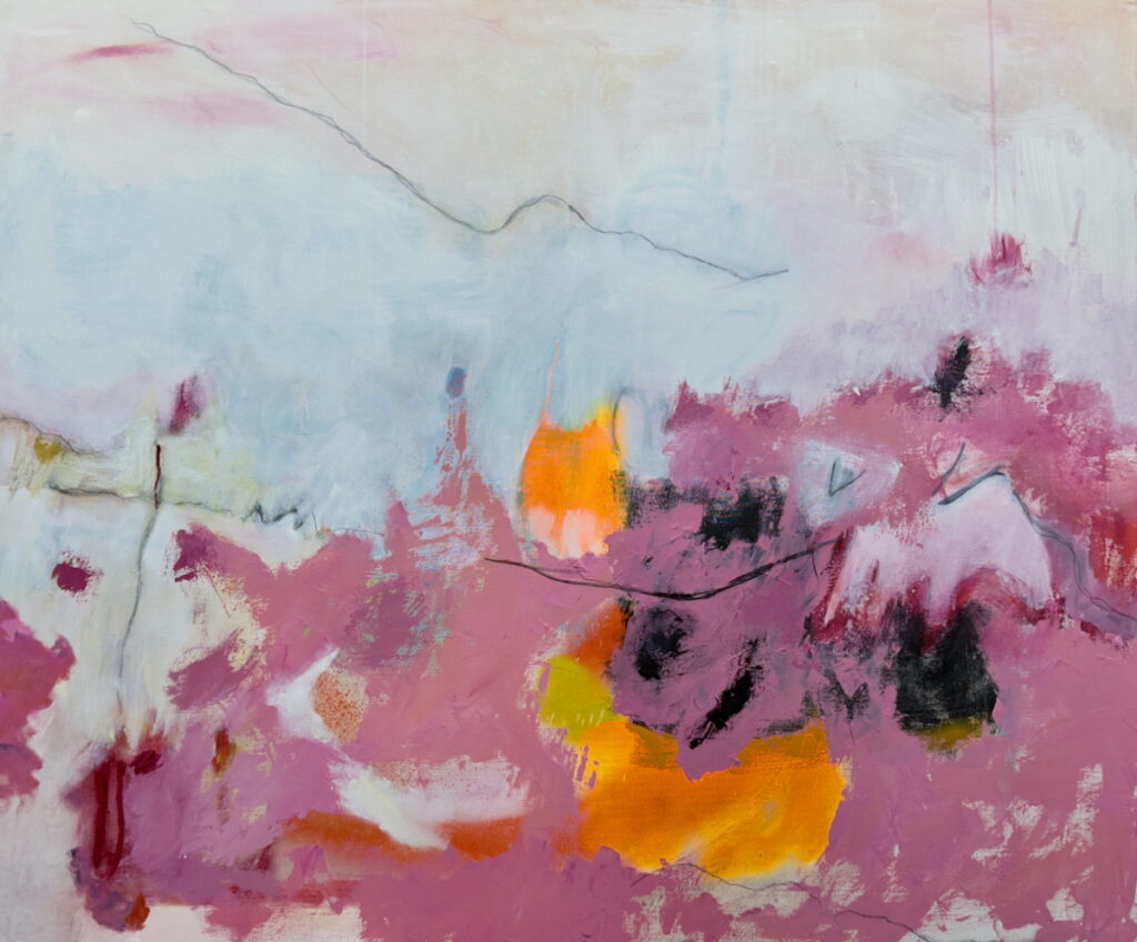 Windblown 3 (2024) painting by Suzanne Bethell
