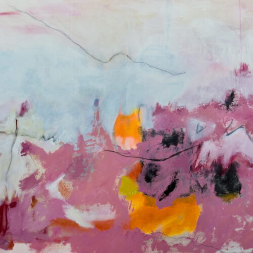 Windblown 3 (2024) painting by Suzanne Bethell