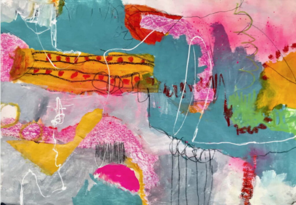 And so we begin to move freely (2021) painting by SUZANNE BETHELL