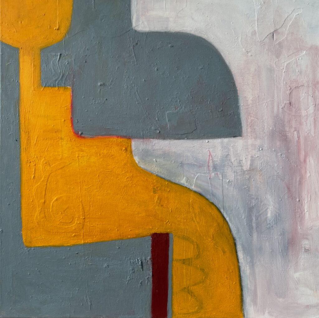 Sitting with her thoughts (2026) painting by Suzanne Bethell