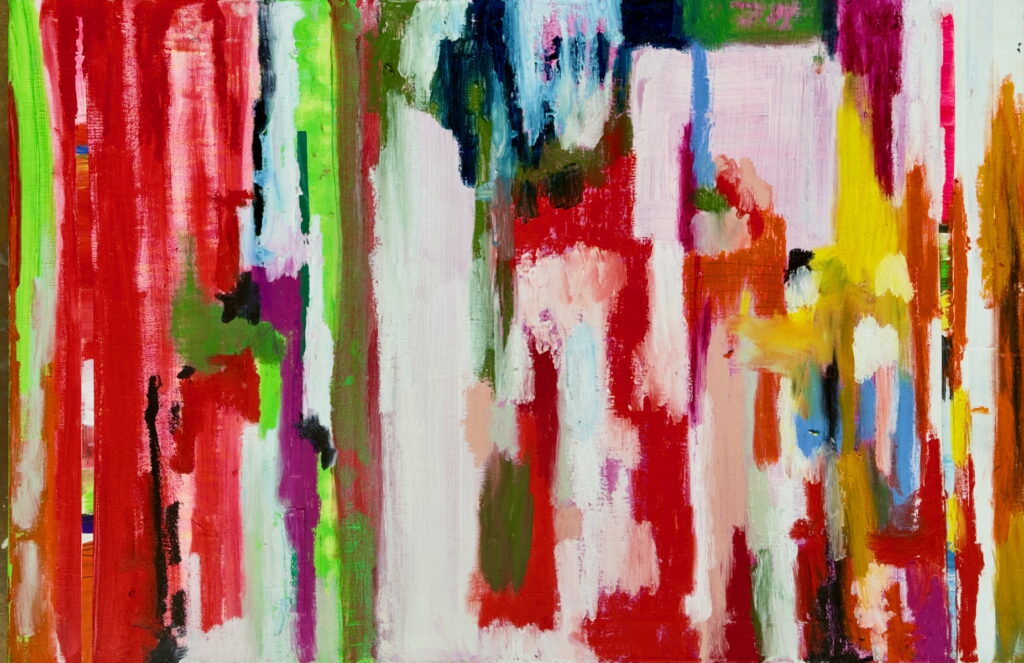 Woven 1, (2025) painting by Suzanne Bethell