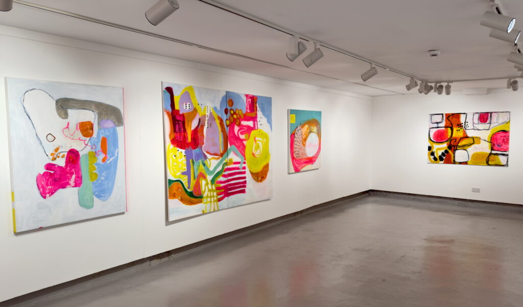 Sensing Colour Penwith Gallery, paintings by Suzanne Bethell