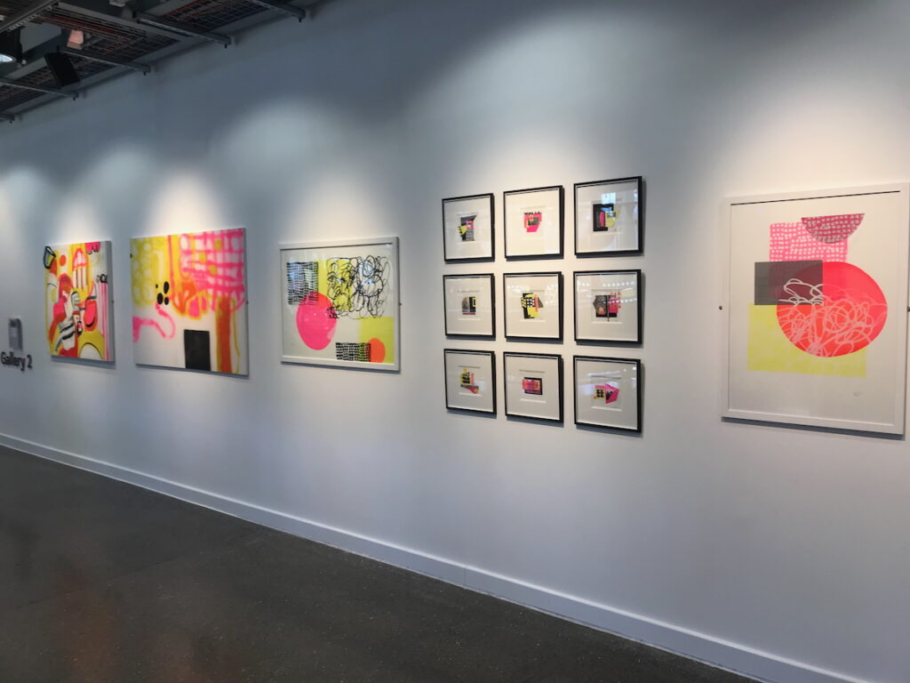 Lucky Dip, (2022)HOME Manchester phot credit @ellebrotherhood Paintings by Suzanne Bethell
