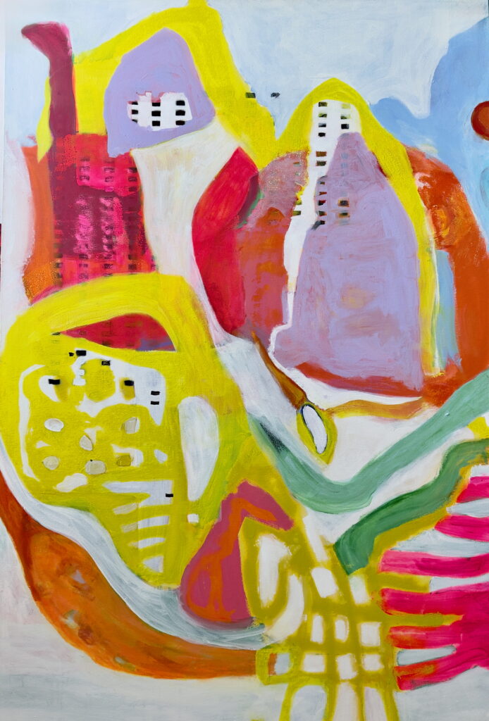 Sieze the Day 1, (2025/6) painting by Suzanne Bethell