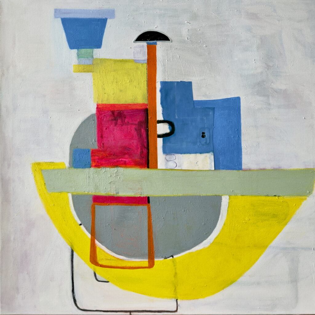 with Balance 3 (2026) painting by Suzanne Bethell